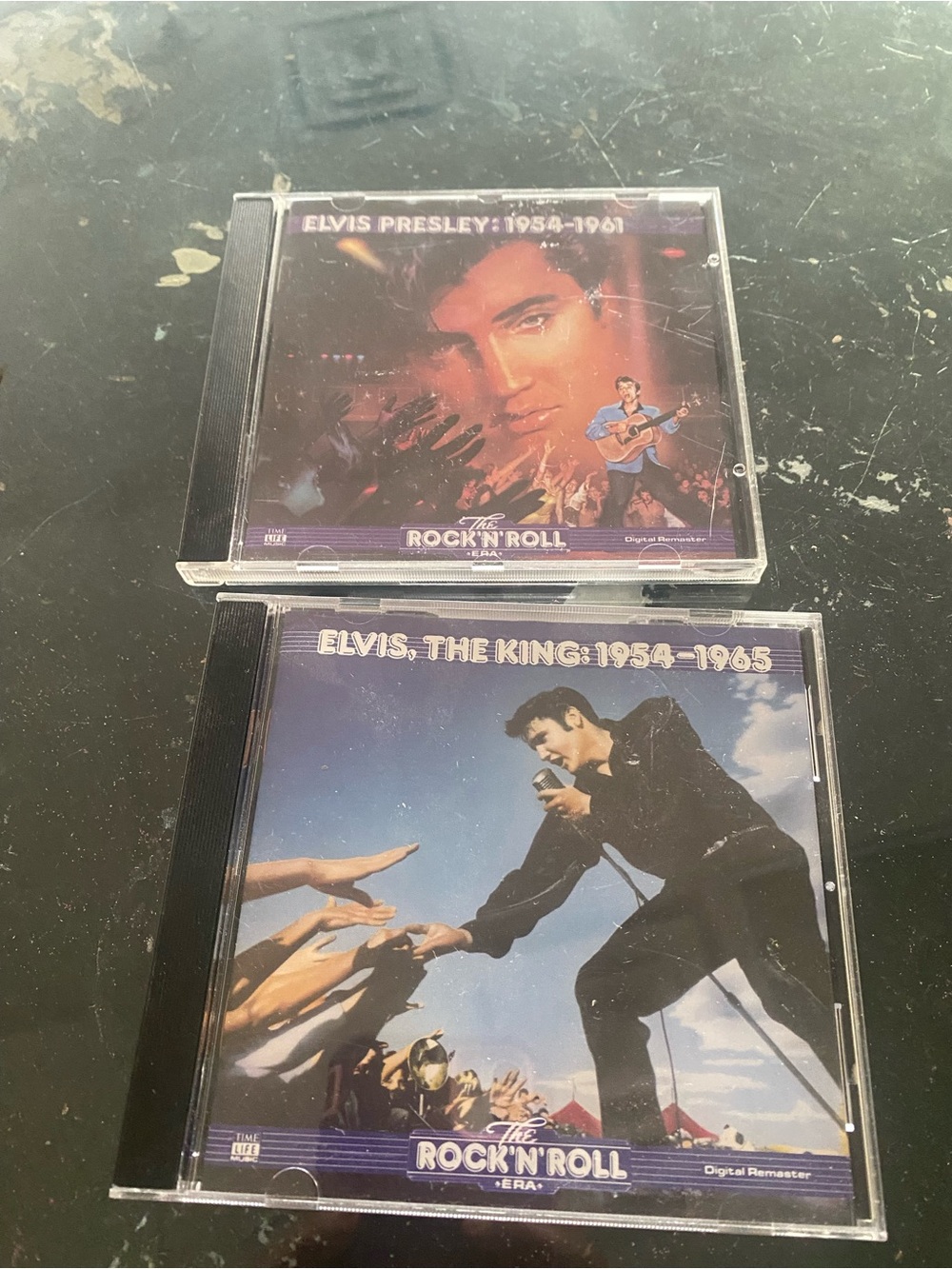 Elvis Presley "The Rock 'N' Roll Era" CD Set - Blue & Purple Covers lot of 2